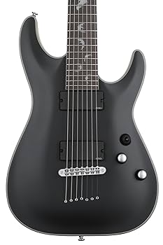 Amazon.com: Schecter Damien Platinum 7 - Satin Black